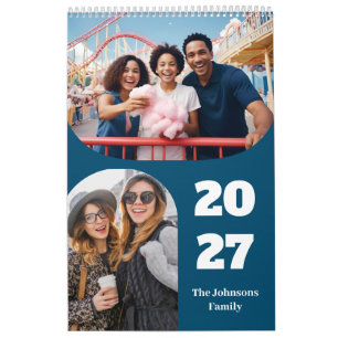 Calendario Familiar Personalizado Simple Moderno 2