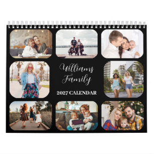 Calendario Familiar Simple Moderno Personalizado 2