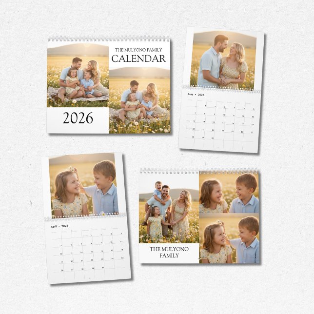 Calendario Family Memories 2026 Photo Calendar | Cherish Ever (Subido por el creador)