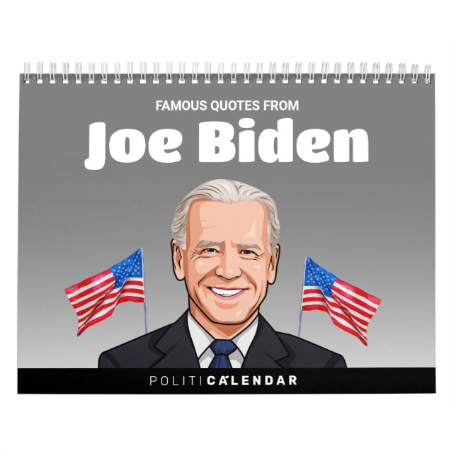 Calendario Famosas citas de Joe Biden (Tapa)