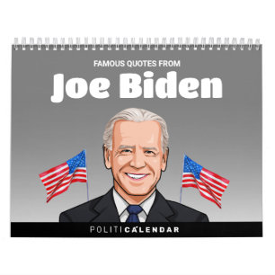 Calendario Famosas citas de Joe Biden
