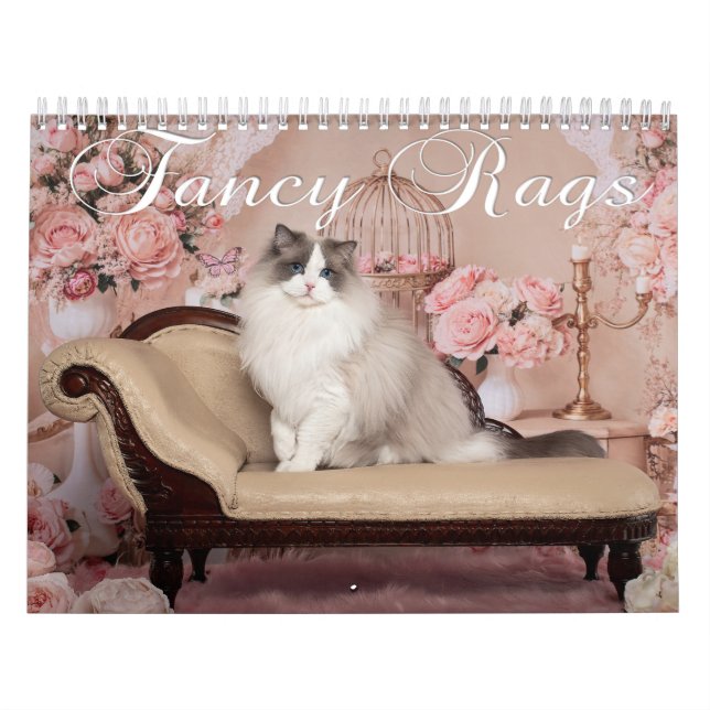 Calendario Fancy Rags 12 month Calendar (Tapa)