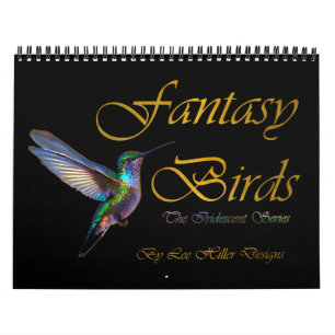 Calendario Fantasía Aves Serie Iridescente