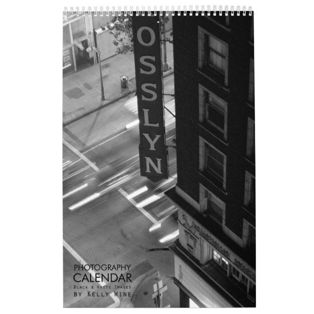 Calendario fantástico de la fotografía de B&W - (Tapa)