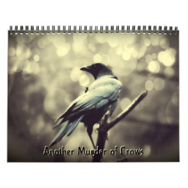 Calendario fantástico de la fotografía del cuervo