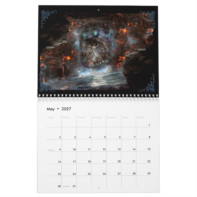 Calendario fantasy calendar starscoldnight (May 2027)