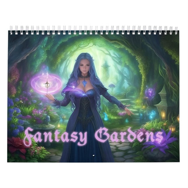Calendario Fantasy Gardens (Tapa)