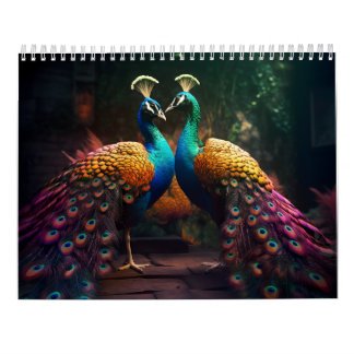 Calendario Fantasy Peacocks Calendar