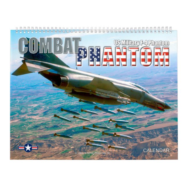 CALENDARIO FANTOM DE COMBATE - FANTOM F-4 MILITAR DE LOS EE.U (Tapa)