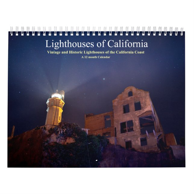 Calendario Faros de California (Tapa)