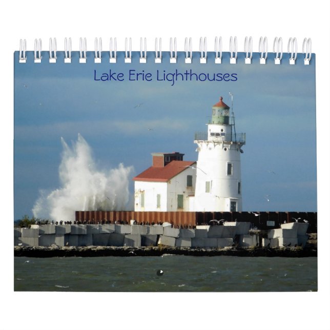 Calendario Faros del Lago Erie (Tapa)