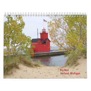 Calendario Faros del lago Michigan