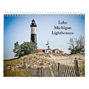 Calendario Faros del lago Michigan