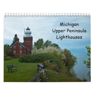 Calendario Faros superiores de la península de Michigan
