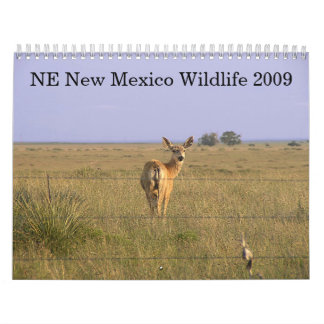 Calendario Fauna del noreste 2009 de New México