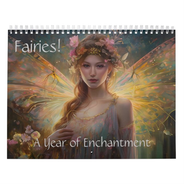 Calendario ¡Fe! Un año de encantamiento (Tapa)