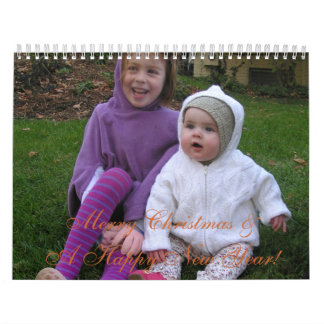 Calendario ¡Felices Navidad y una Feliz Año Nuevo!