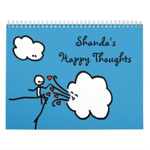 Calendario feliz 2014 de los pensamientos de