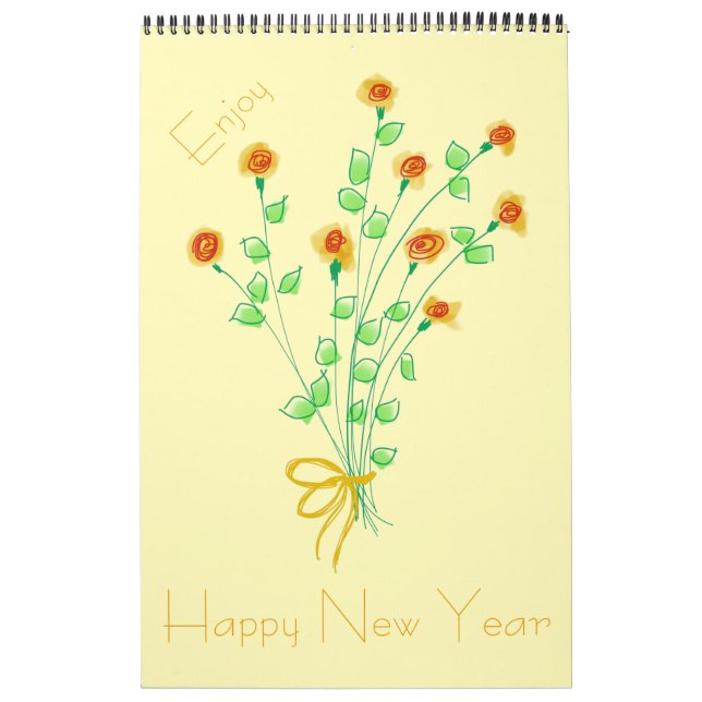 Calendario Feliz Año Nuevo (Tapa)