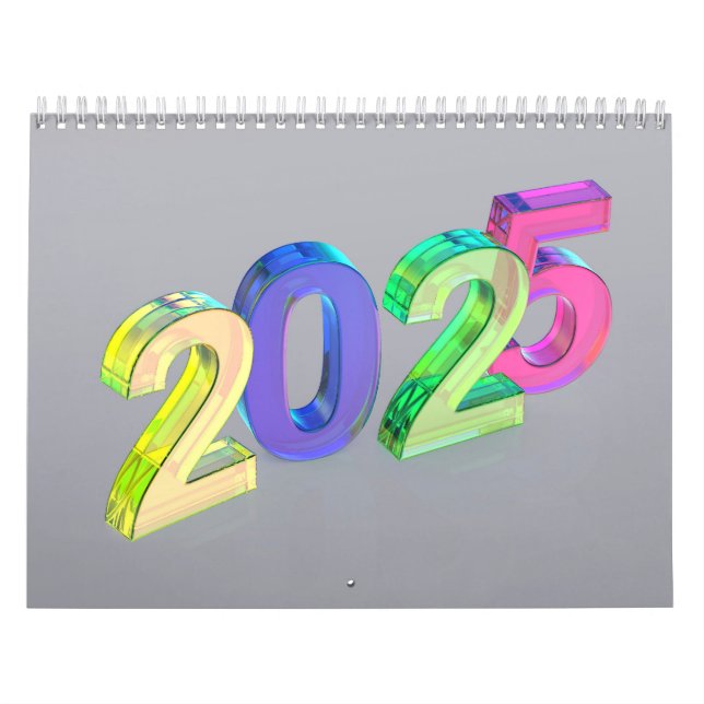 Calendario Feliz Año Nuevo 2025 (Tapa)
