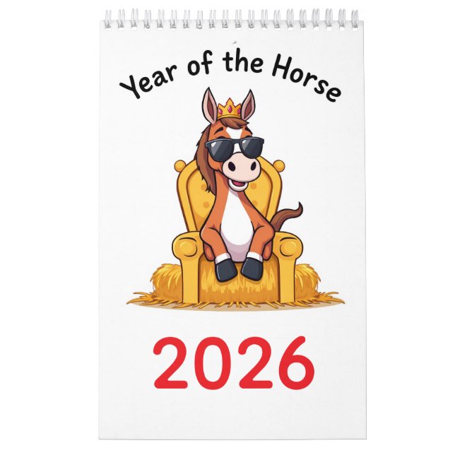Calendario Feliz Caballo 2026 (Tapa)