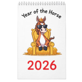 Calendario Feliz Caballo 2026