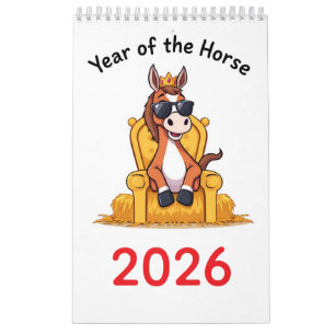 Calendario Feliz Caballo 2026