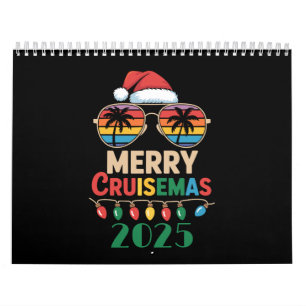 Calendario Feliz Crucero de Navidad 2025 Personalizado Navida