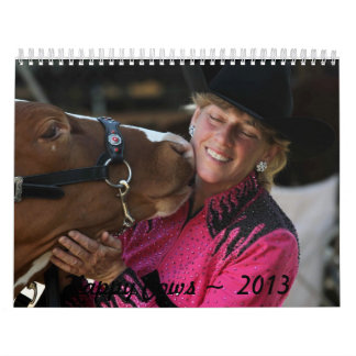 Calendario feliz de la vaca del ~ 2013 de las
