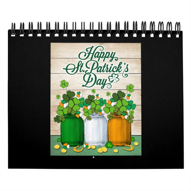 Calendario Feliz Día de San Patricio (Tapa)