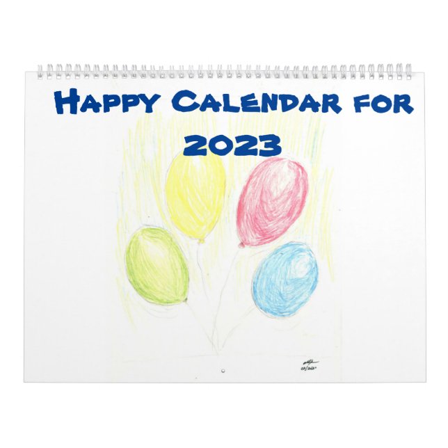 Calendario feliz para 2023 (Tapa)