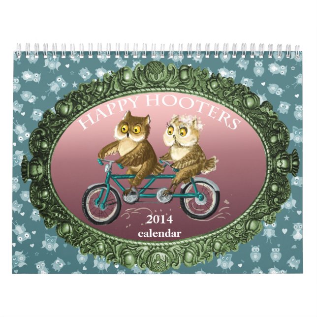 Calendario Feliz personalizable 2014 de las temporadas divert (Tapa)