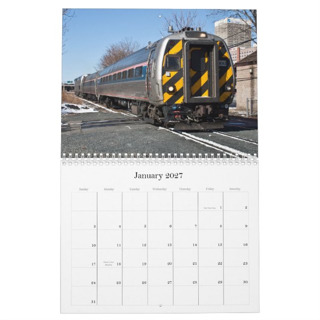 Calendario Ferrocarriles de la costa este V1 (Jan 2027)