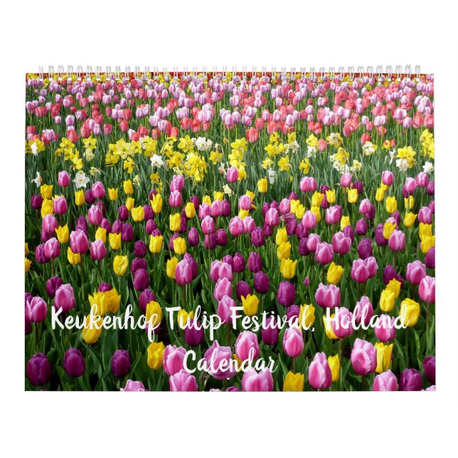 Calendario Festival Keukenhof Tulip, Holanda (Tapa)