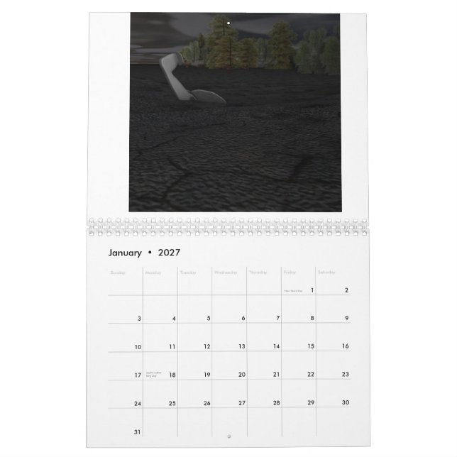 Calendario Final de la cuenta del mundo abajo (Jan 2027)