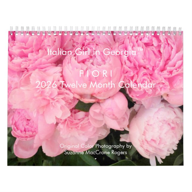 Calendario Fiori 2026 Photo Calendar - Botanicals & Blooms (Tapa)