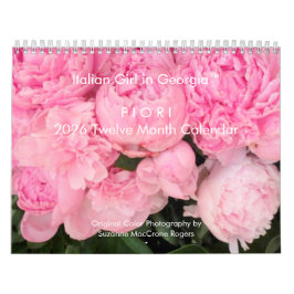 Calendario Fiori 2026 Photo Calendar - Botanicals & Blooms