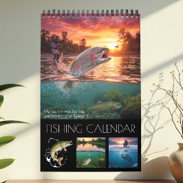 Calendario Fishing Calendar 2026 / Fish Photo Calendar
