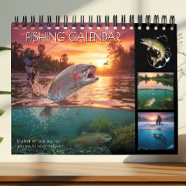 Calendario  Fishing Calendar 2026 / Pro, Fish Photo Calendar