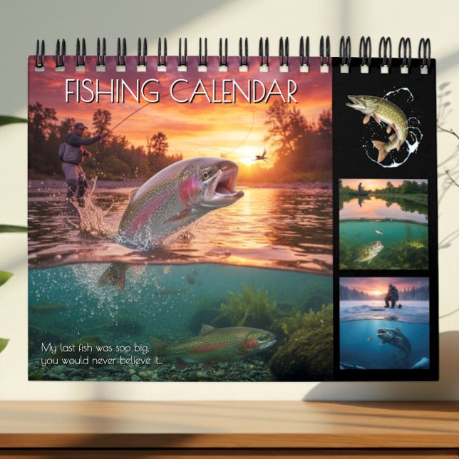 Calendario  Fishing Calendar 2026 / Pro, Fish Photo Calendar (Fishing Calendar / Fish Photo Calendar)