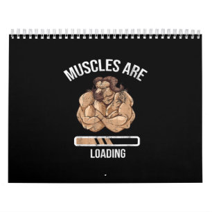 Calendario Fitness Muscle Carga de bullock Ox Sport Gym