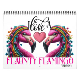Calendario Flaunty Flamingo Versión 1