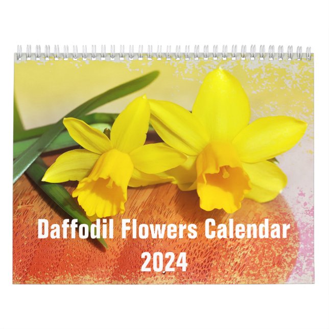 Calendario Flor de Daffodil 2024 (Tapa)
