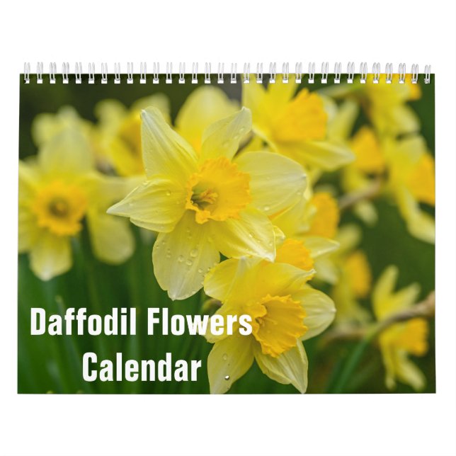 Calendario Flor de Daffodil 2025 (Tapa)