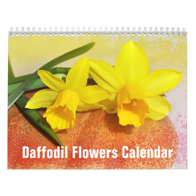 Calendario Flor de Daffodil 2025 (Tapa)