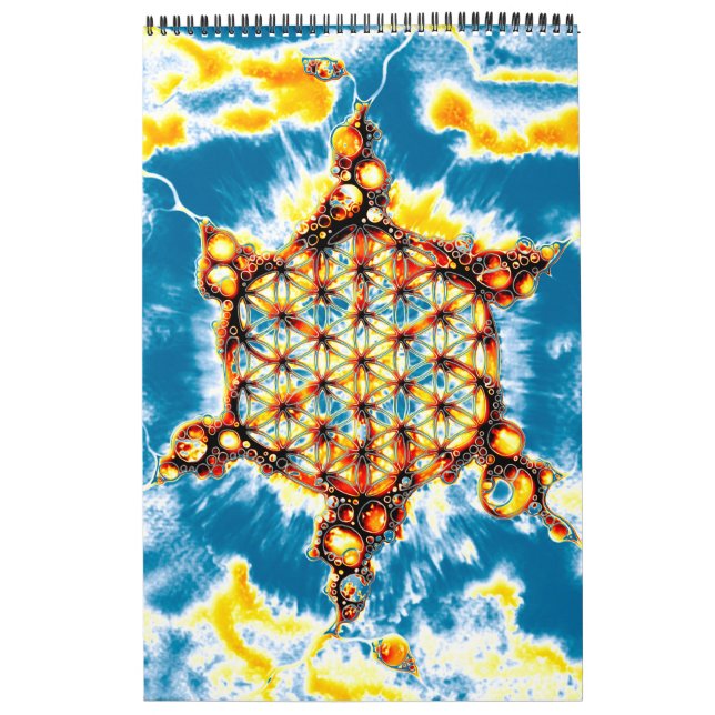 Calendario Flor De Vida - Formas Coloridas 5 (Tapa)
