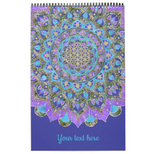 Calendario Flor De Vida - Mandala Estilo India 2