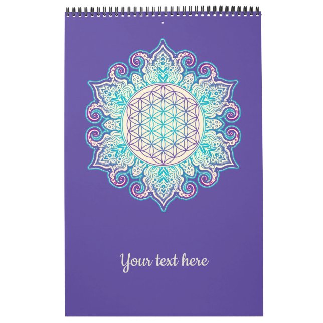 Calendario Flor de vida - Mandala india 2 (Tapa)