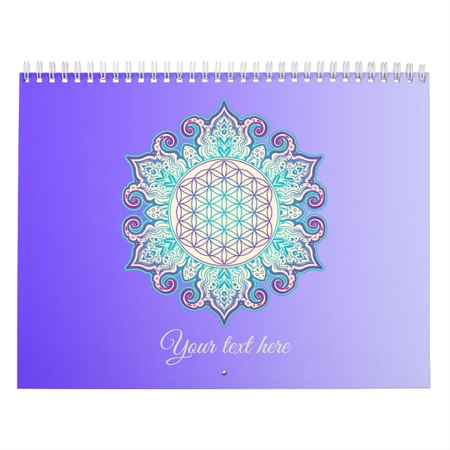 Calendario Flor de vida - Mandala india 2 (Tapa)