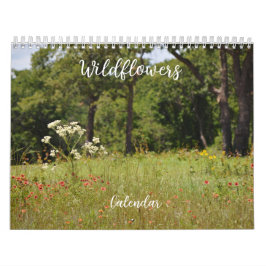 Calendario Flor Floral de Flores Silvestres